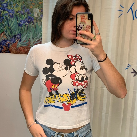 Tops - CUTE MINNEY AND MICKEY BABY TEE